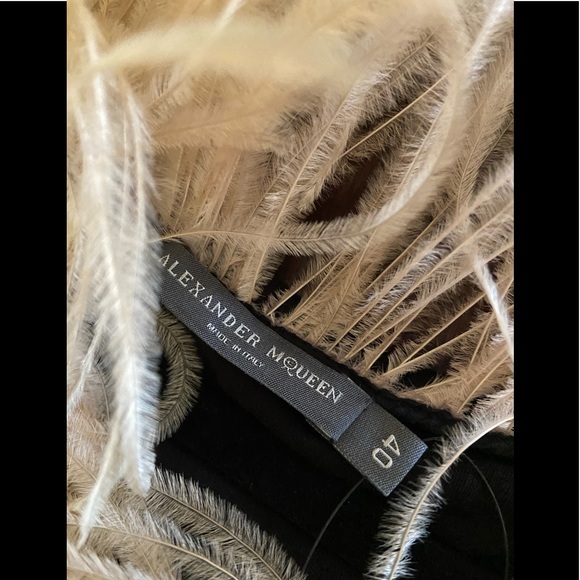 Alexander McQueen Feather Trimmed Top - Picture 2 of 6